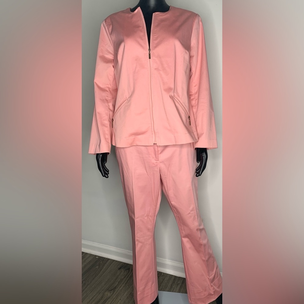 Jessica London Women's Peach Two Piece Pantsuit